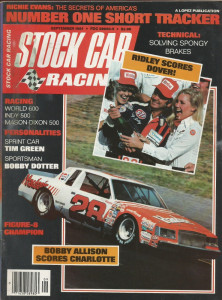 STOCK CAR RACING 1981 SEPT - Evans, Green, Moroso, Dotter, Allison, Ridley